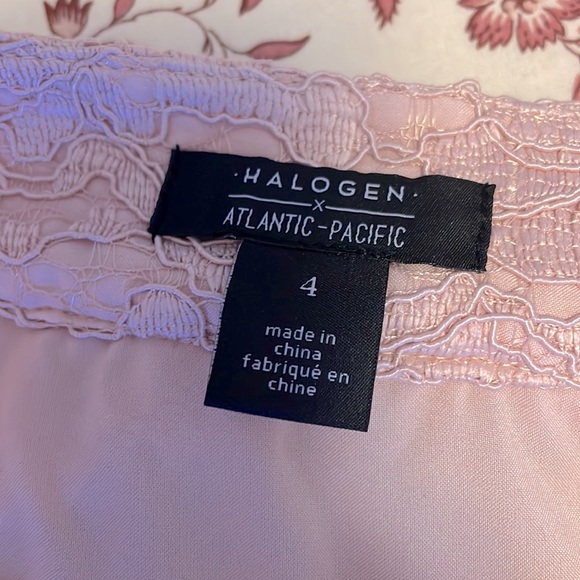 Atlantic Pacific X Halogen Pink Lace Midi Skirt - Picture 5 of 6